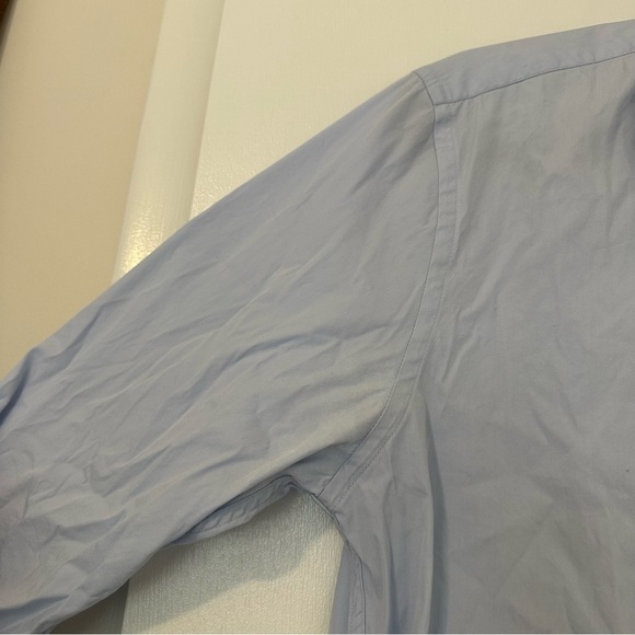 The Kooples Men’s Button Down Fitted Shirt Size Large Light Blue - Picture 4 of 11